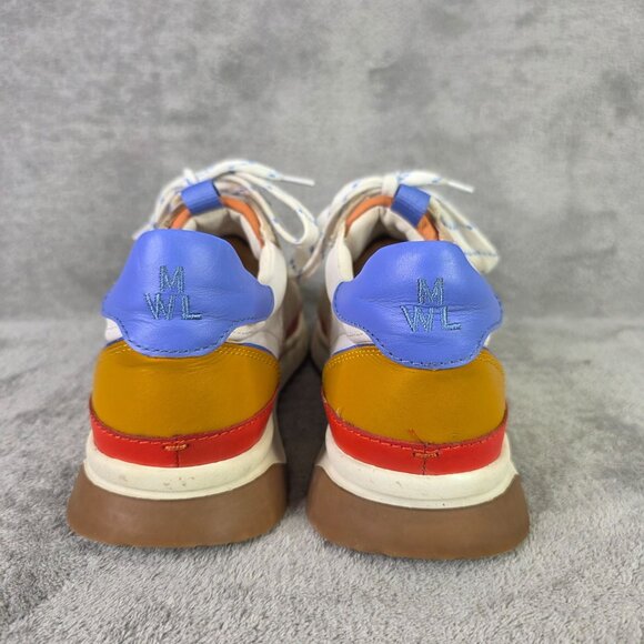 Womens Madewell Colorblock Kickoff Trainer Sneakers Shoes Suede Leather 9.5M - Picture 4 of 8